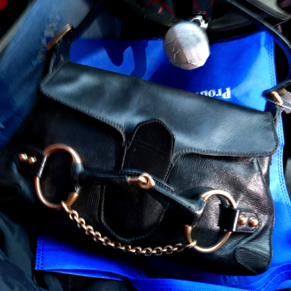 Gucci black horsebit